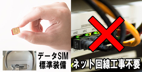 SIM標準装備